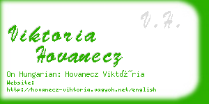 viktoria hovanecz business card